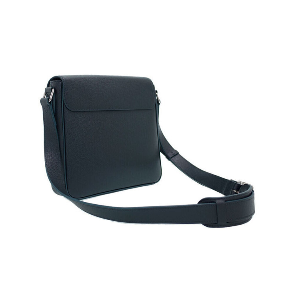 Louis Vuitton Taiga Black Leather Roman NM Shoulder Bag - Picture 2 of 8